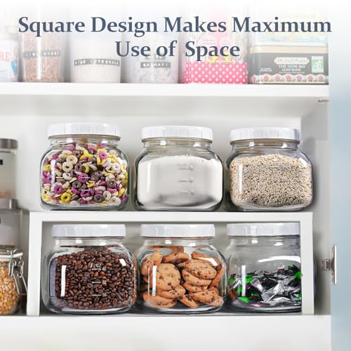 0.6Gal Airtight Glass Jar with Lid (0.6 Gallon)