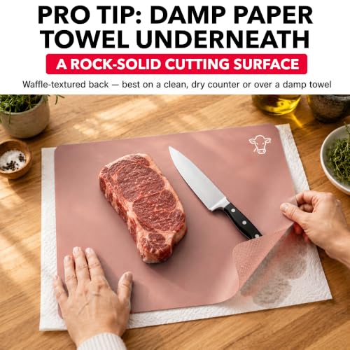 Flexible Plastic Cutting Board Mats for Kitchen (Pastel)