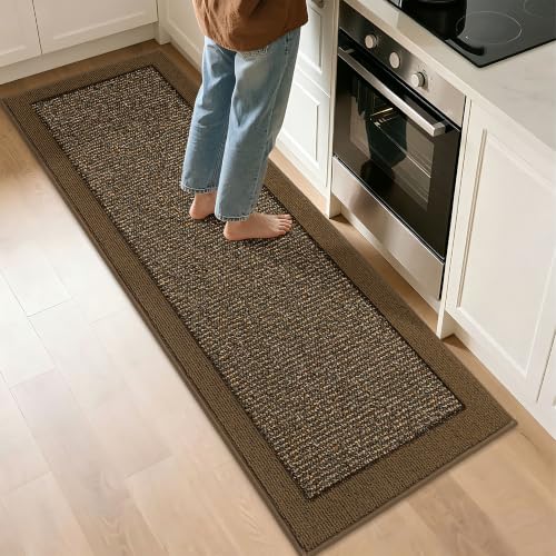 Kitchen Runner Rug 24"x72" (Brown / 24" X 72" (Rectangular))