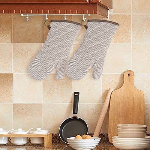 Yarn Dyed Oven Mitts 1 Pair (Khaki)