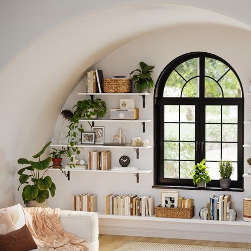 Long Wall Shelves (White / 31.5 Inch)