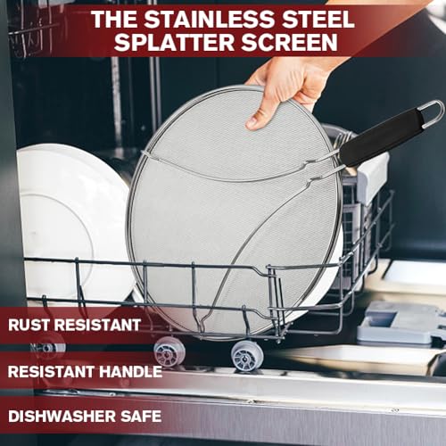 Splatter Screen for Cooking