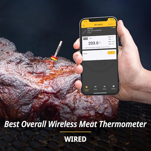 RFX Smart Wireless Meat Thermometer (5 Count)