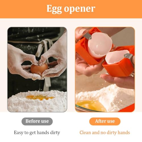 Egg Shell Opener Remover (Orange Square / 1 Pcs)