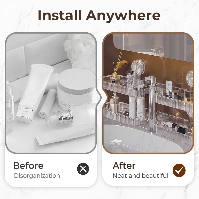 2026 NEW Universal Removable Faucet Storage Rack (White)