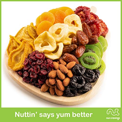 Dried Fruit & Mixed Nuts Gift Basket (8. Wooden Pear Fruit Tray)