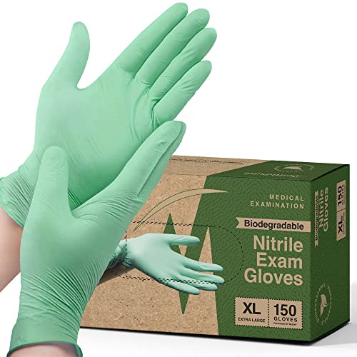 Biodegradable Disposable Nitrile Gloves X Large (X Large)