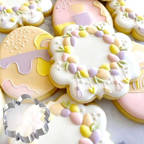Frame Cookie Cutters Large Size 8Pcs for Baking Daily Holiday (Large Frame 8Pcs)