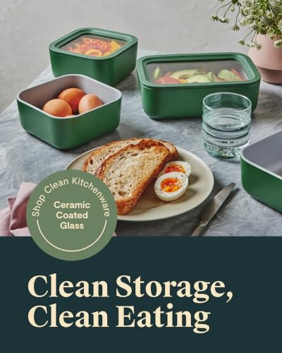13 Piece Glass Food Storage Container Set (Perracotta / Food Storage Set (13x))