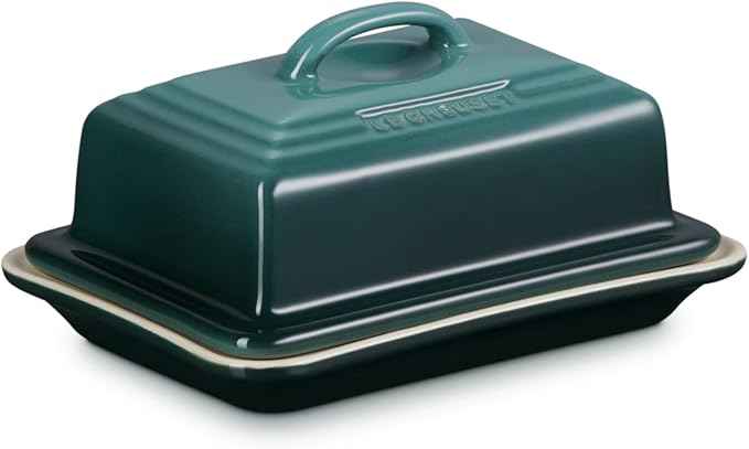Le Creuset Stoneware European Butter Dish, Artichaut