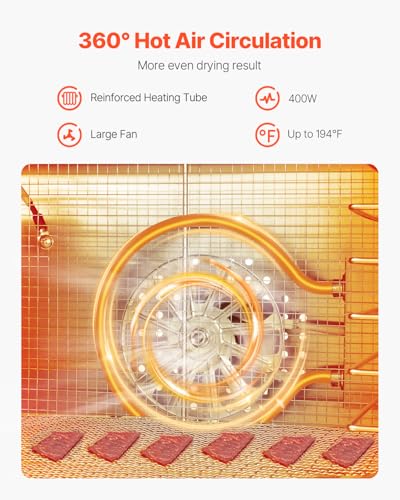 Food Dehydrator Machine (8-Trays/400W)
