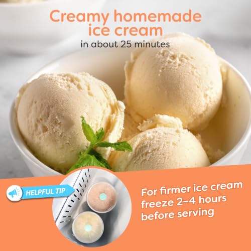 Electric Ice Cream Maker (6 Qt / White/Dark Bown)