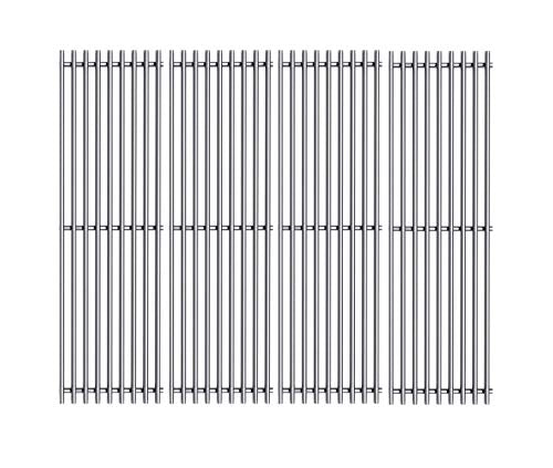 SF4104 (4-Pack) 17.75" Stainless Steel Cooking Grates Replacement for Gas Grill Models Brinkmann 810-3660-S 810-3661-F 810-9610-F 810-9620-0 810-6680-s and Smoke Canyon GR2002401-5C-00,Set of 4 (17.75" x 35.75")