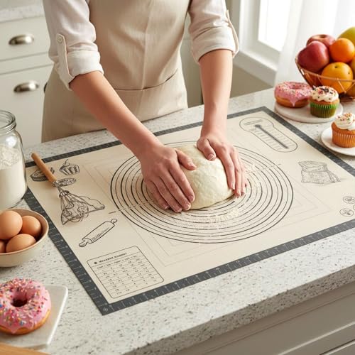 Silicone Baking Pastry Dough Mat (20"W x 28"L)
