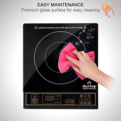 1800W Portable Induction Cooktop Countertop Burner (Silver)