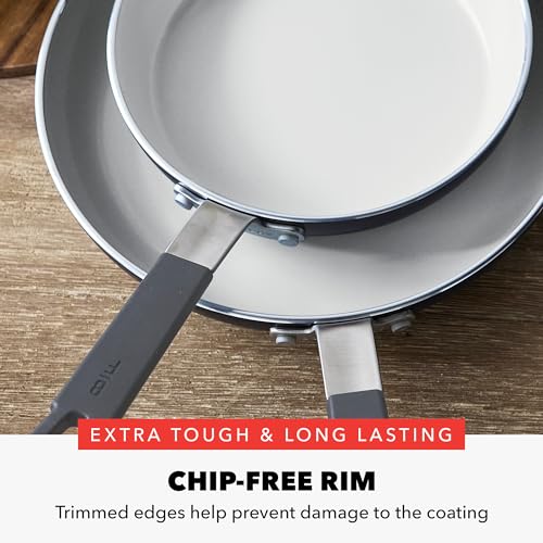 x Bobby Flay 2 Piece (8" and 10" Frying Pan Skillet Set / Graphite)
