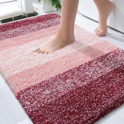 Bathroom Rugs Mat 30x20 (30" X 20" / Red)