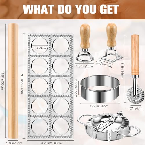 8 Pieces Ravioli Mold Set (CJTZ8PCS-01)