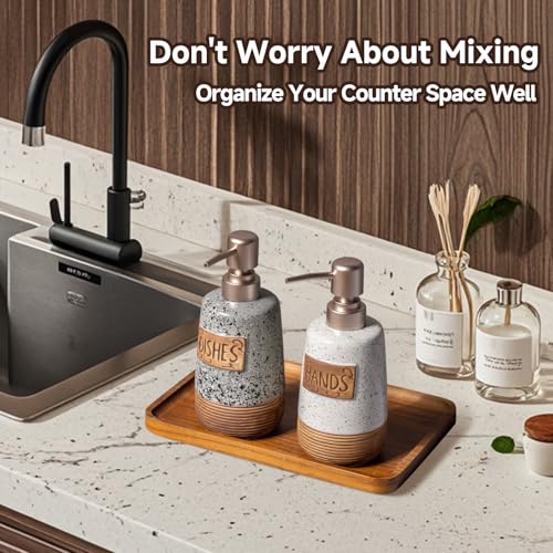 Hand and Dish Soap Dispenser Set (15 OZ)