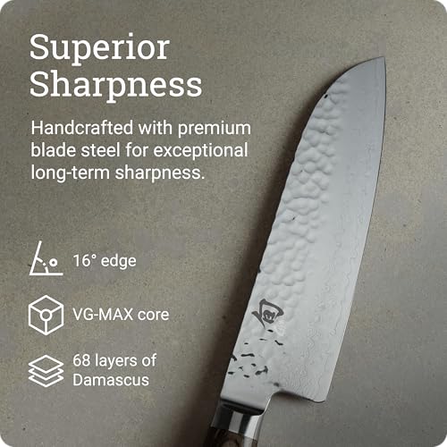 Premier 7" Santoku Knife (Brown / 7")