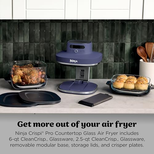 Crispi Pro Glass Air Fryer (Deep Amethyst)