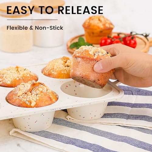 Jumbo Muffin Pan with Metal Reinforced Frame (Jumbo)