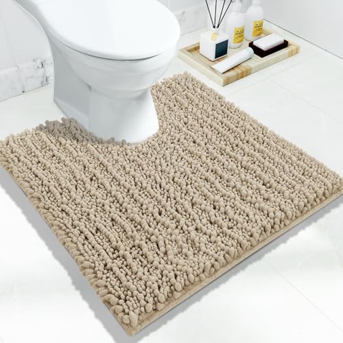 Toilet Rug U Shaped Washable 24x24 Inch