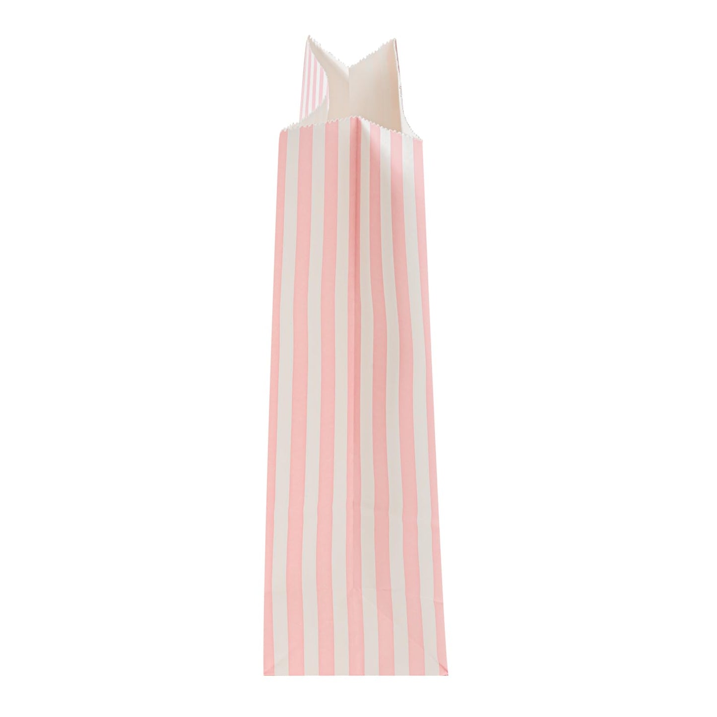Pink And White Stripe Paper Bag (4 lb / Pink & White)