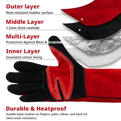 Animal handling Gloves 16 (L)