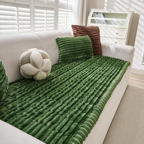 Couch Cover for Dogs Washable Non (Green / 27.6X70.9)