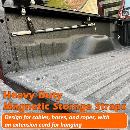 Strong Magnetic Hooks with Storage Straps (1.7in Magnet-Strape 4PCS)