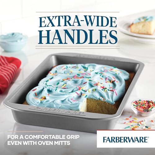 Nonstick Bakeware Rectangular Cake Pan with Lid for Baking