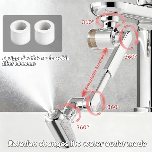 1080° Swivel Faucet Extender