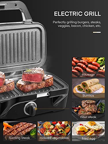 Waffle Maker 3 in 1 with Removable Non