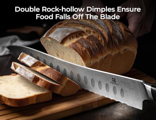 Resharpenable Bread Knife for Homemade Bread (8")