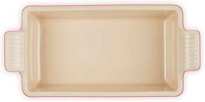 Le Creuset Stoneware Heritage Loaf Pan, 9" x 5" x 3" (1.5 qt.), Cerise