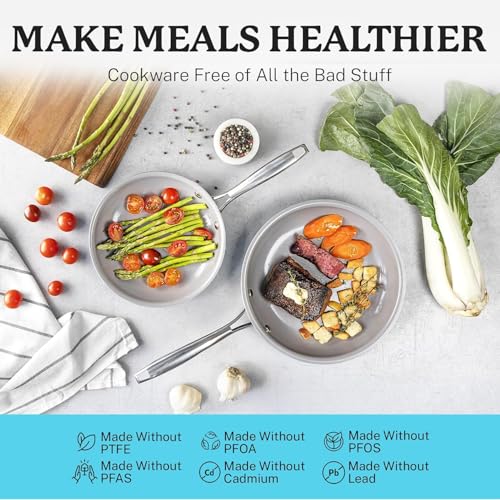 15 Pc Ceramic Cookware Set