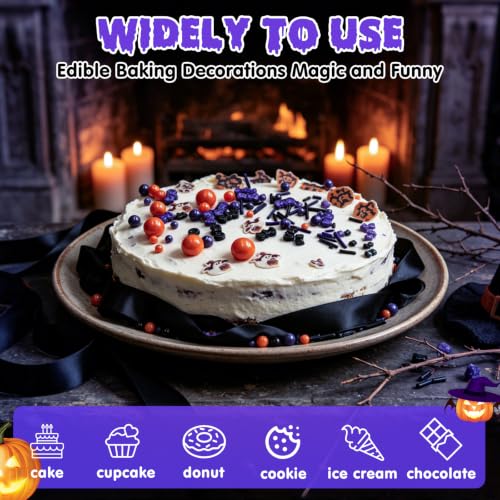 Edible Halloween Sprinkles (Halloween Ghost)