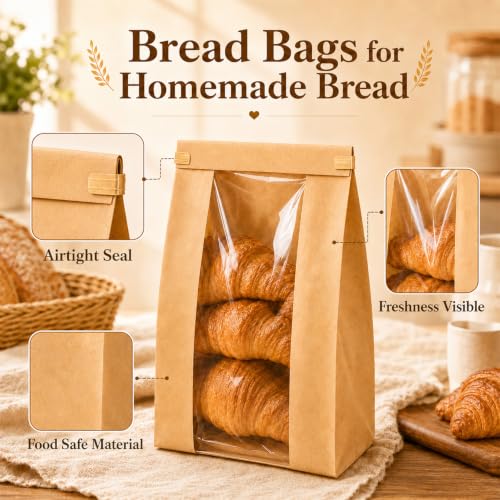24 Bread Bags for Homemade Bread