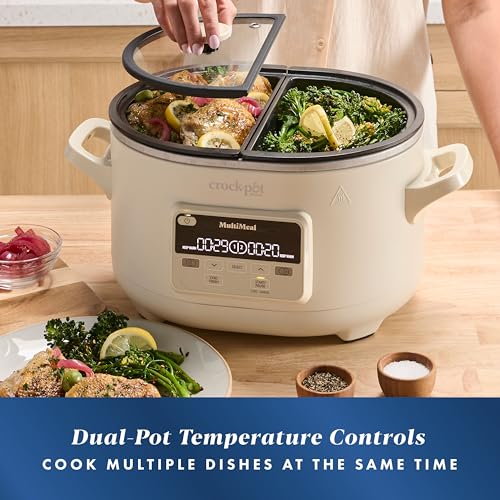 MultiMeal Multicooker and Programmable Slow Cooker with Bake Function