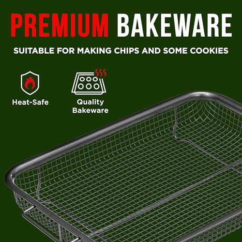 Air Fryer Tray (Gray / 13.78" × 8.86")