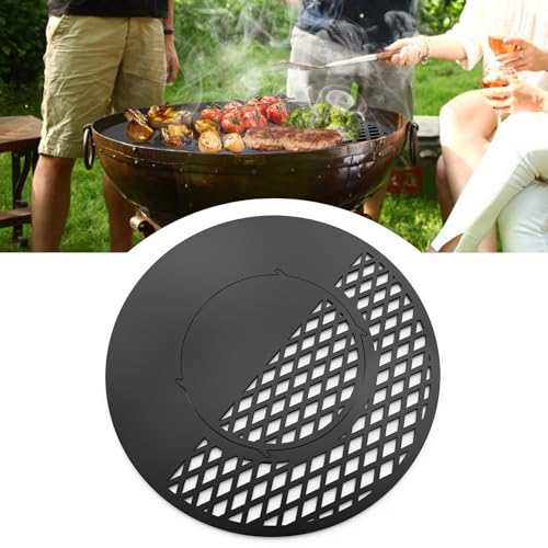 BBQ Griddle and Grate Combo Kit for Weber 22 inch Kettle Charcoal Grills (For 22" Kettle)