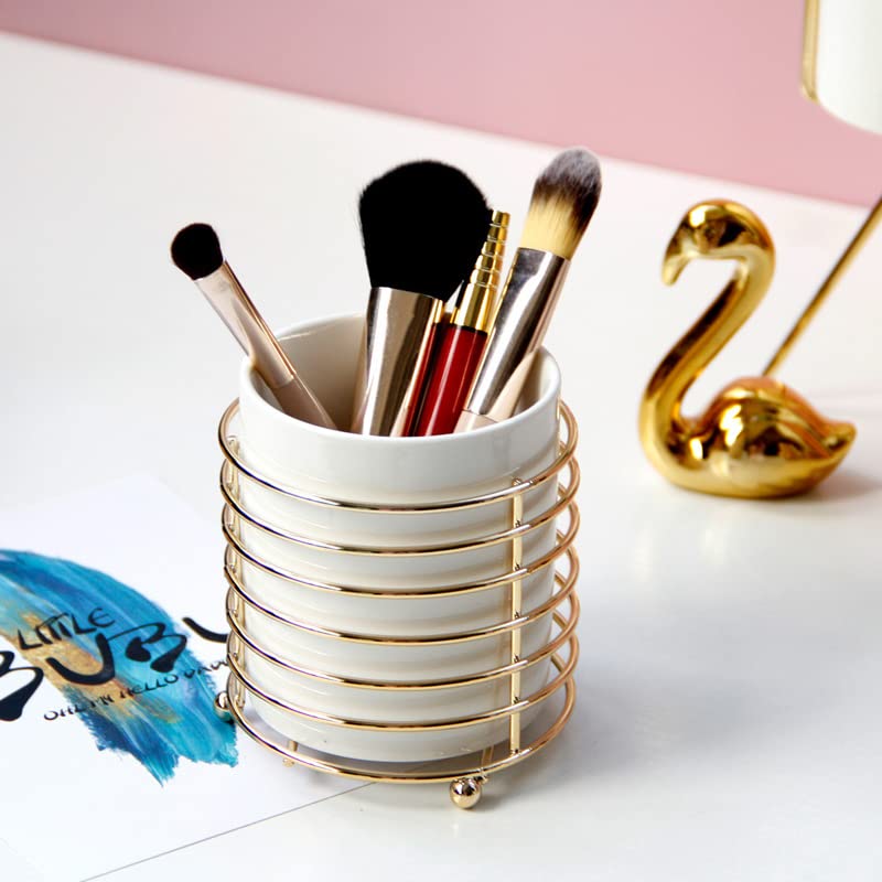 Spoon holder for Kitchen Countertop (S / White Gold)