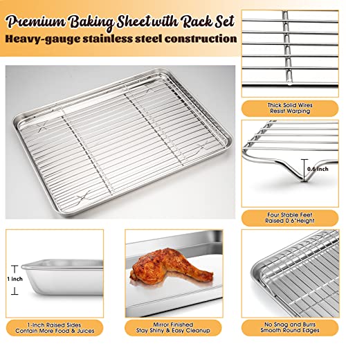 Baking Sheet with Rack Set (16"x12")