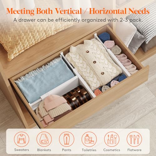 5" Tall Upgrade Drawer Dividers (5"H, 13.5-22"L)