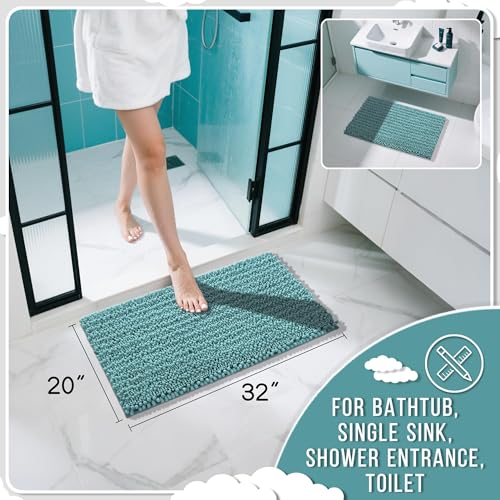 Bathroom Rugs Non Slip Washable 32x20 Inch (4.4444 Sq Ft)