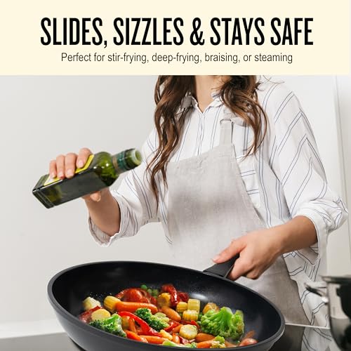 Energy Ceramic Nonstick Frying Pan & Crepe Pan Set
