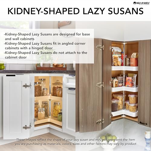 Kidney Shape Dual Shelves (24" W)