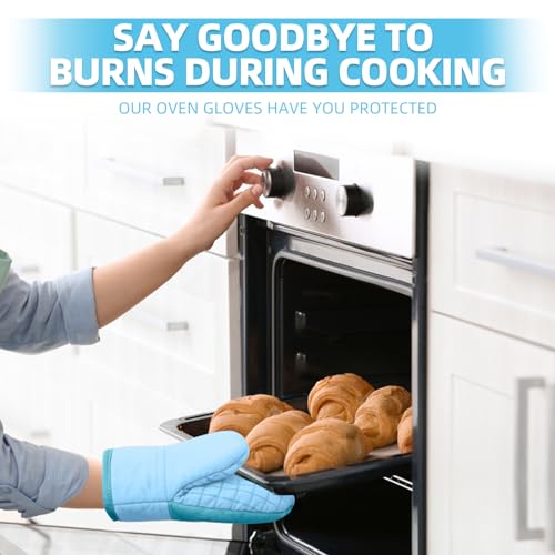 Mini Oven Mitts (Blue)