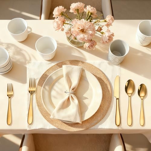 40 Piece Gold Silverware Set (Gold / 40 Piece)